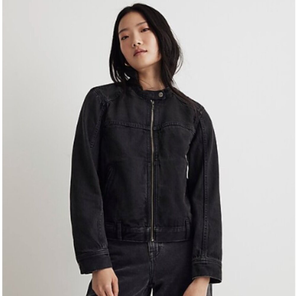Madewell Denim Moto Jacket
